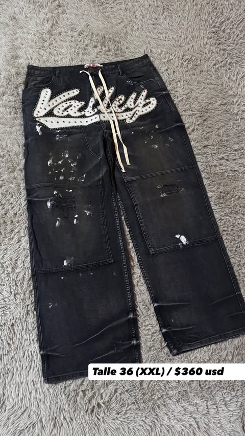 Ksubi Jeans Negro Distressed