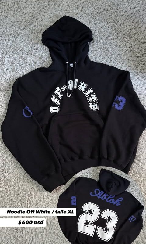 Off-White Hoodie Negro "Off-White" Arco