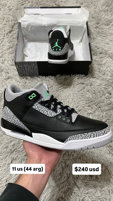 Air Jordan 3 Retro OG "Black Cement"
